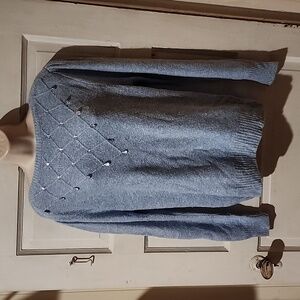 E.V.E. Ltd Size 12 Blue Embellished Sweater